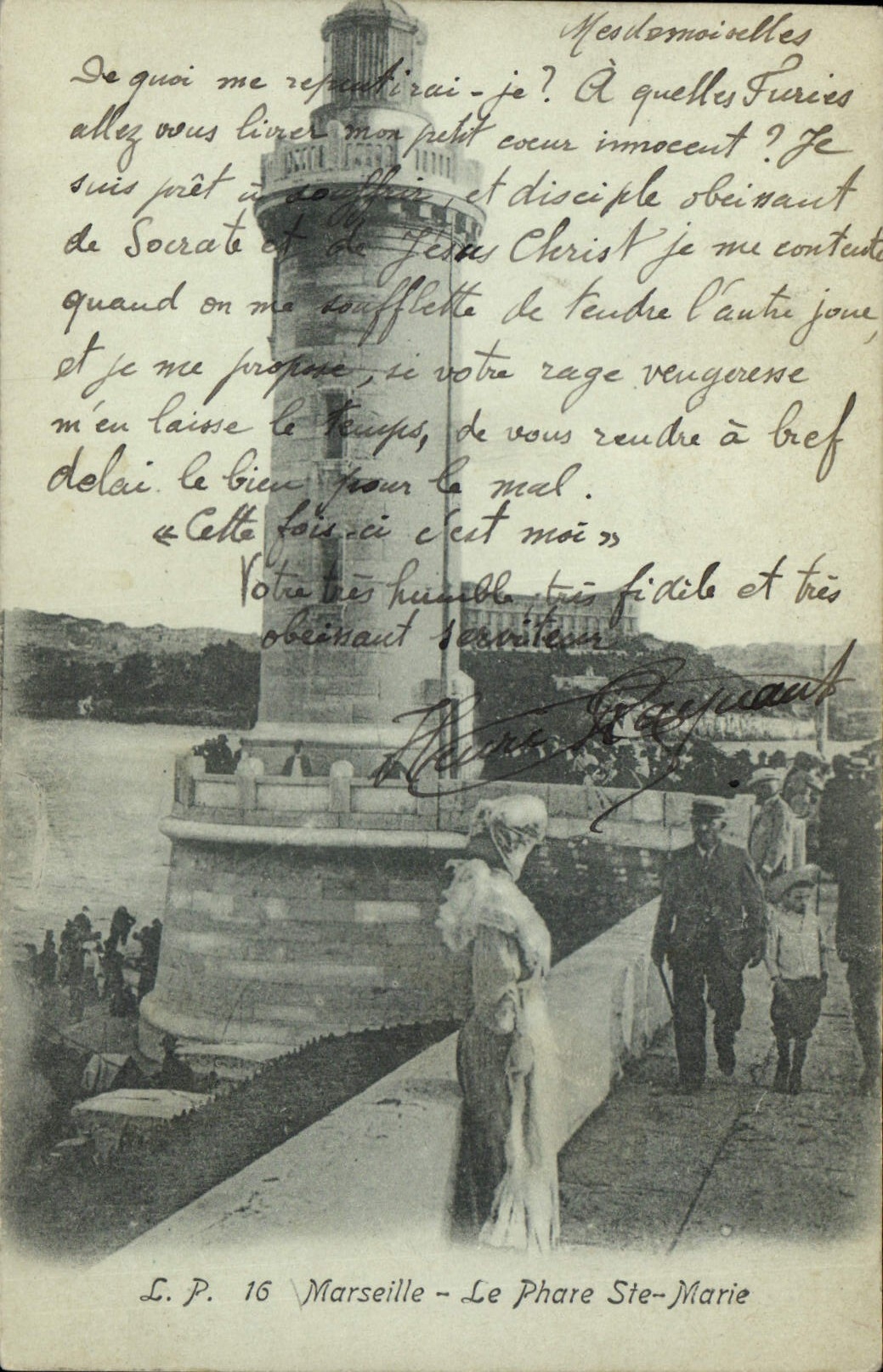 CPA Marseille Le Phare Ste Marie 