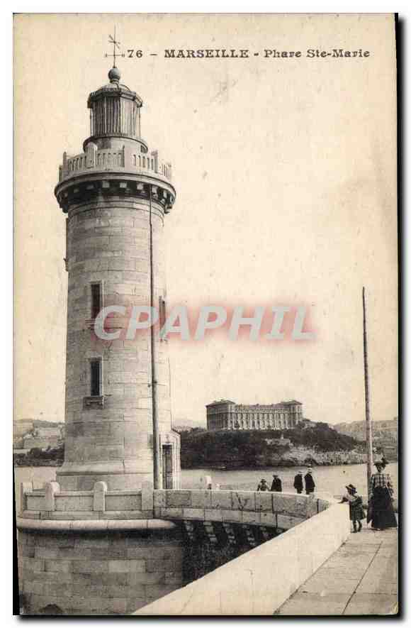CPA Marseille Le Phare Ste Marie 