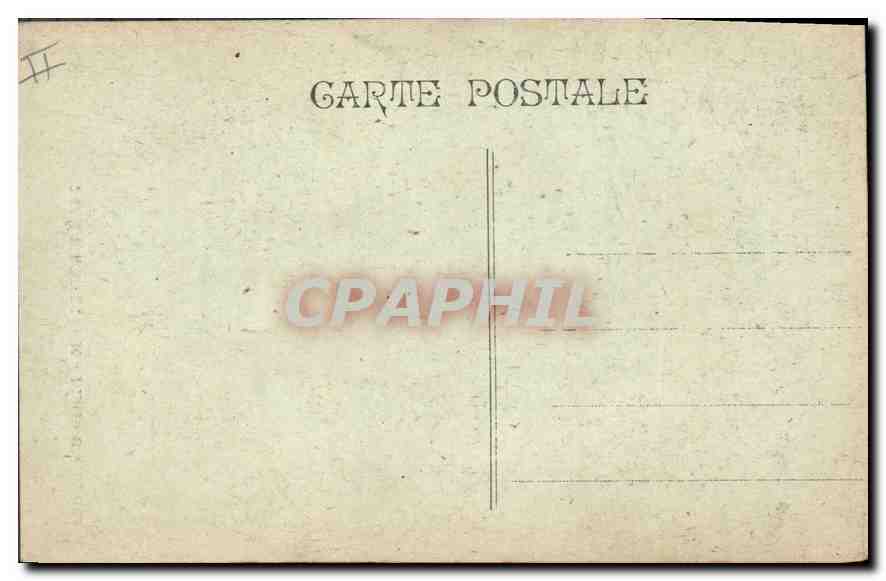 CPA Marseille Le Phare Ste Marie  — Verso