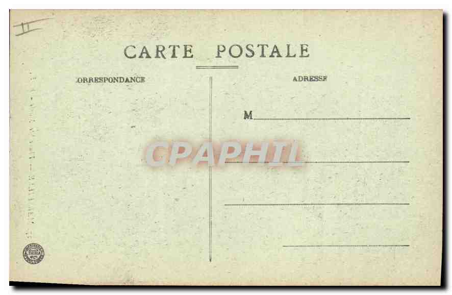 CPA Marseille Le Phare Ste Marie  — Verso