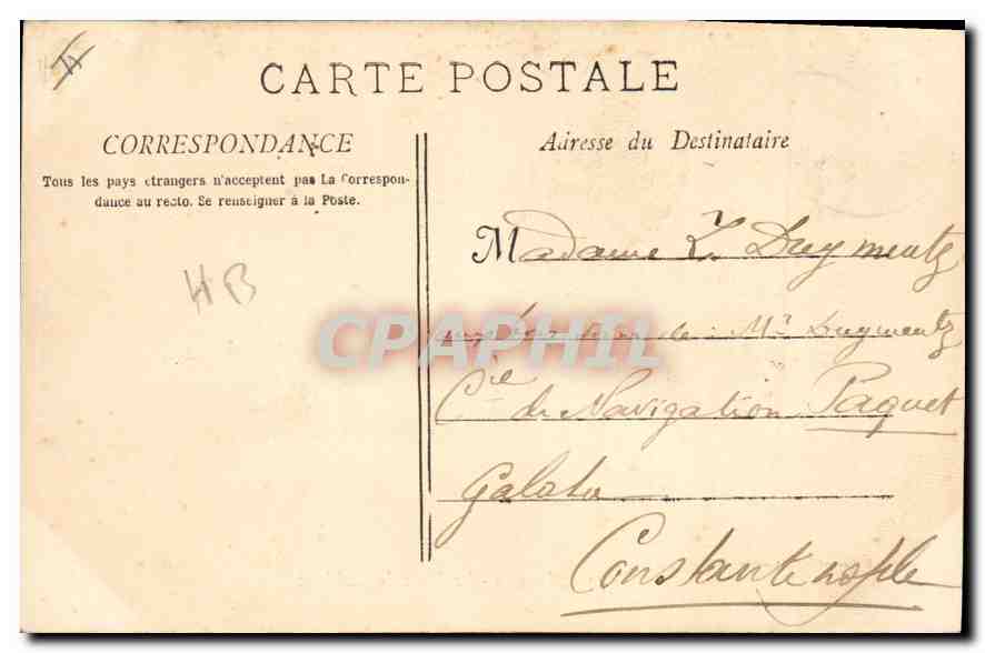 Marseille — Le Phare Sainte-Marie — Phototyp E. Lacour — n°79 — Verso