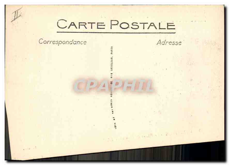 CPA Marseille Le Phare de Planier  — Verso