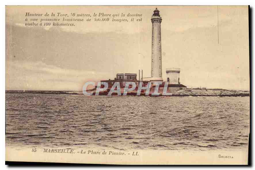 CPA Marseille le Phare de Planier 
