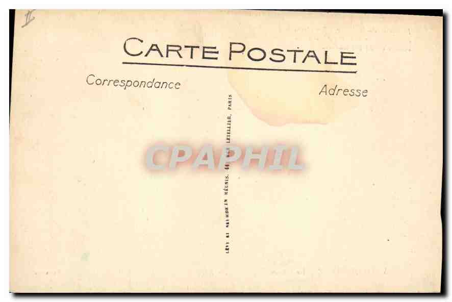 CPA Marseille le Phare de Planier  — Verso