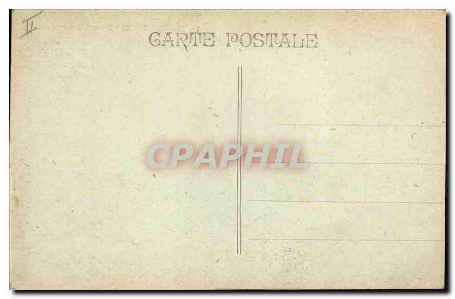 CPA Marseille le Phare de Planier  — Verso