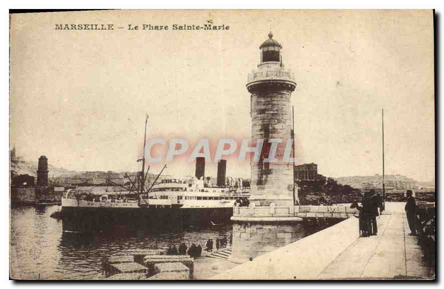 Marseille — Le Phare Sainte-Marie — Éditeur : C. P. A. Marseille