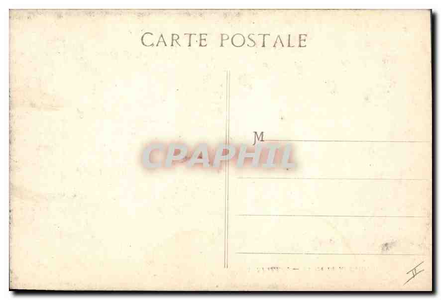 CPA Marseille Phare de la Desirade  — Verso