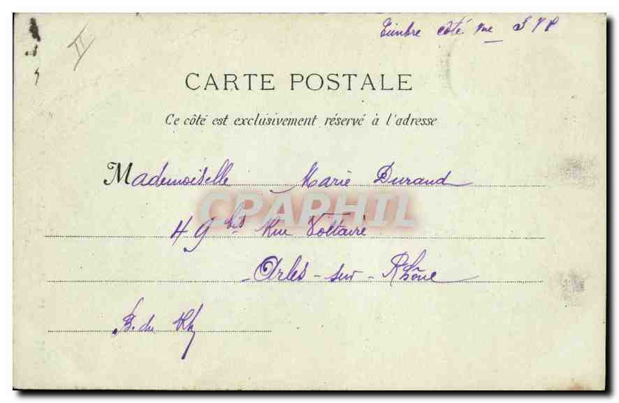 Marseille — Le Phare de Planier — G.M.T. n°18 — Verso