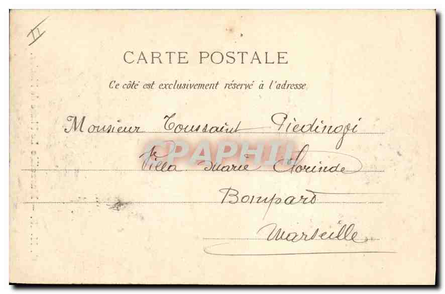 Marsiglia — Il Faro di Planier — G. M. 18 — Verso