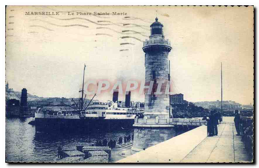 CPA Marseille le Phare Sainte Marie 