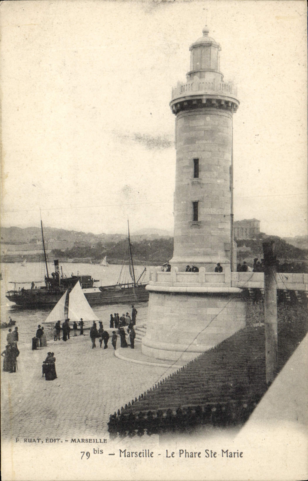 Marseille — Le Phare Ste Marie — P. RUAT, ÉDIT. - MARSEILLE 79 bis