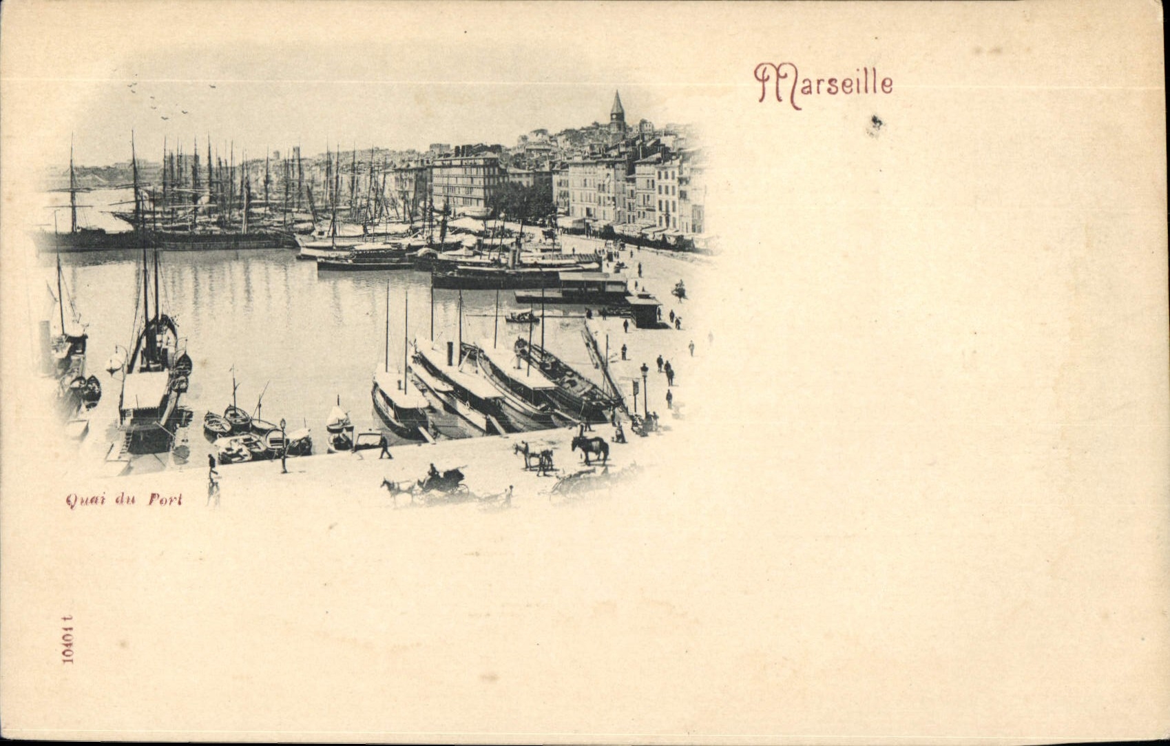 Marsella — Muelle del Puerto — editor desconocido, n° 11041