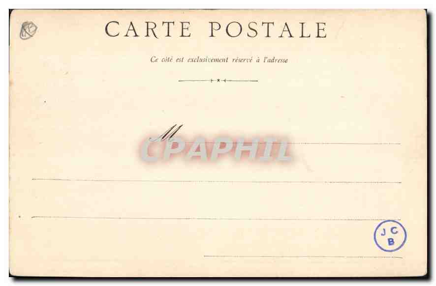 CPA Marseille entree du vieux Port  — Verso