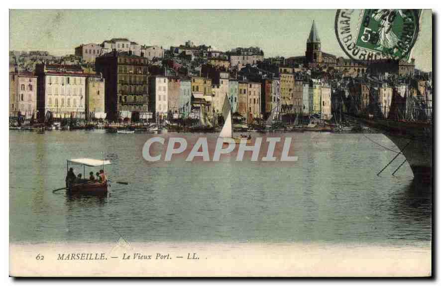 CPA Marseille le vieux port 