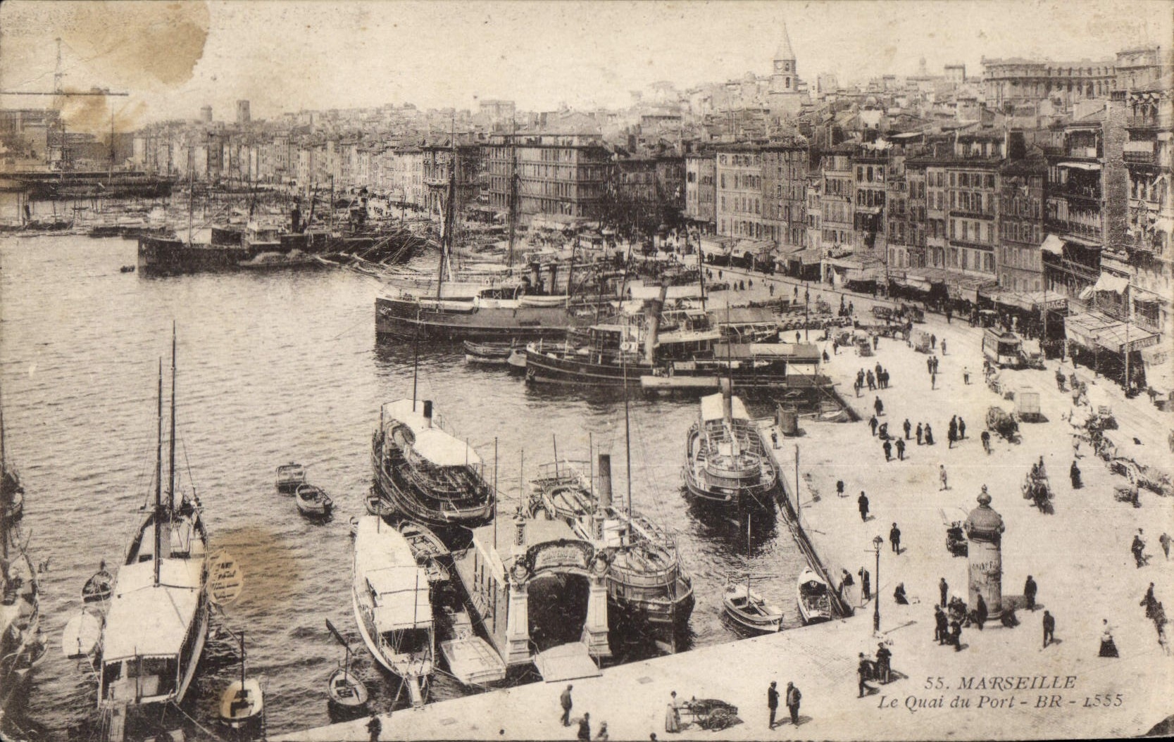 Le Quai du Port — Marseille — Bloc Frères, éditeurs, Bordeaux — n° 55