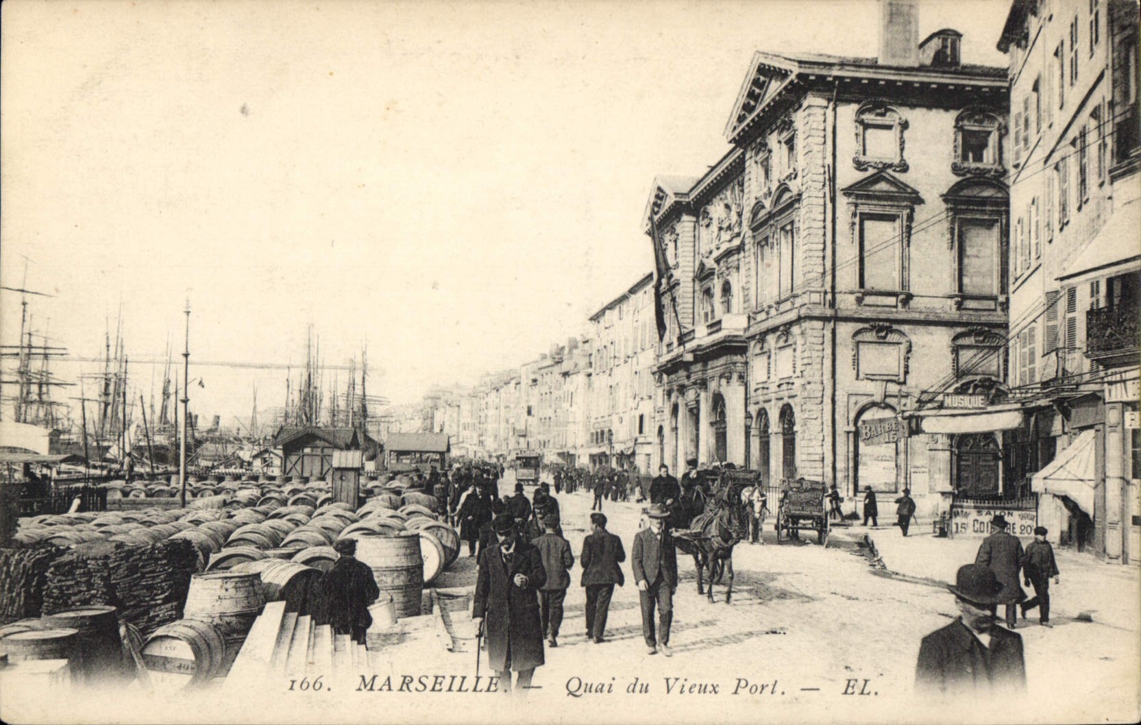 Marseille — Quai du Vieux Port — EL.