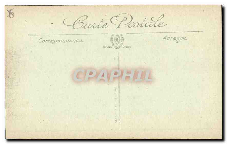 CPA Marseille le Quai du port  — Verso