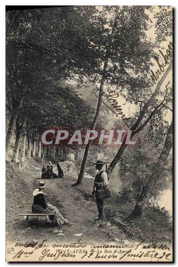 CPA Pont Aven le Bois d'Amour 