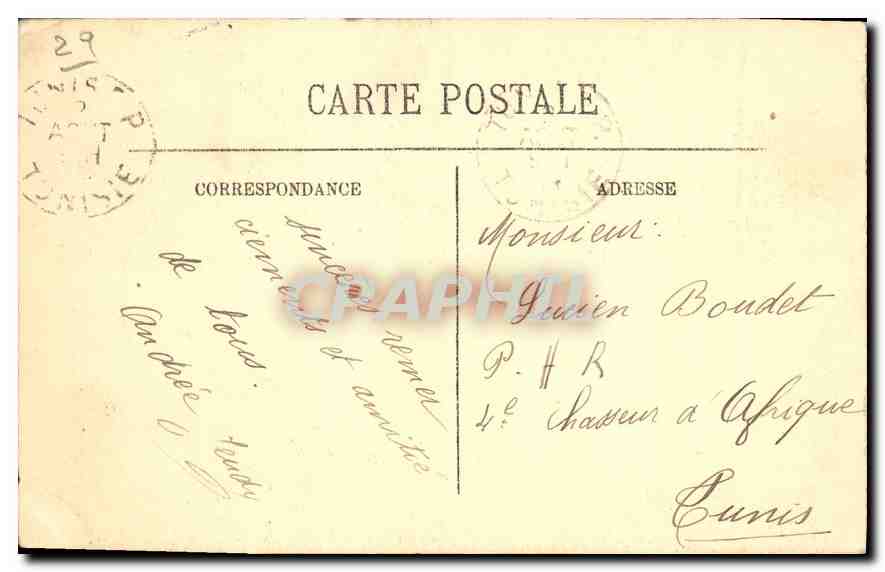 CPA Pont Aven les Bords de l'Aven au Bois d'Amour  — Rückseite