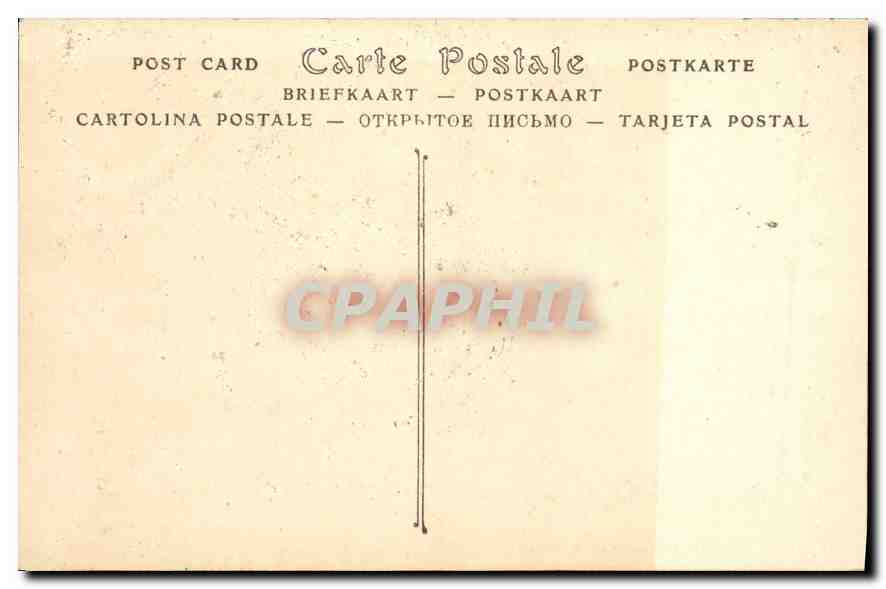 CPA Pont Aven Moulins du Port  — Rückseite