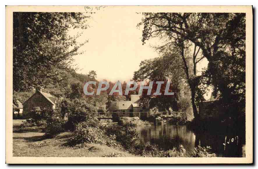 CPA Pont Aven Finistere l'Aven au Bois d'Amour 