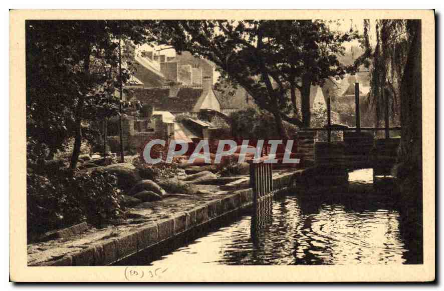 CPA Pont Aven Le Chaos 