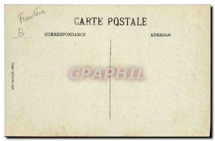 CPA Pont Aven Un point Moulin du Plessis  — Rückseite