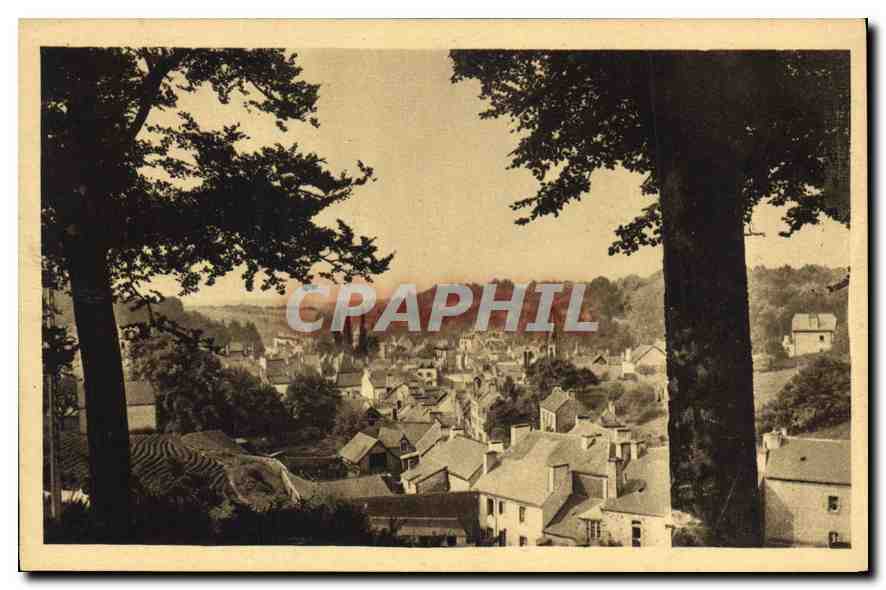 CPA Pont Aven Vue Generale 
