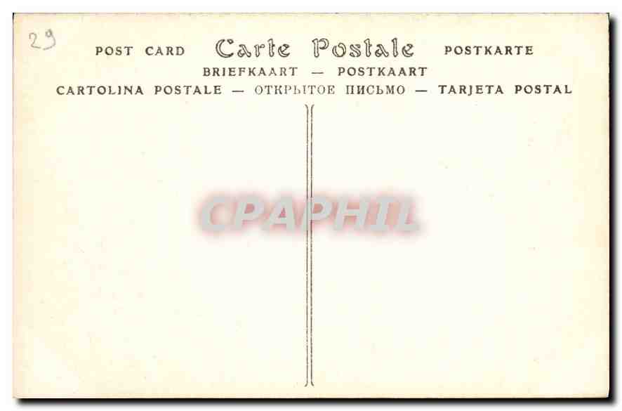 CPA Pont Aven Le Bois d'Amour  — Rückseite