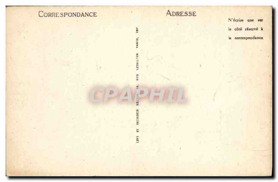 CPA Pont Aven Ruines du Chateau de Rustephan  — Rückseite