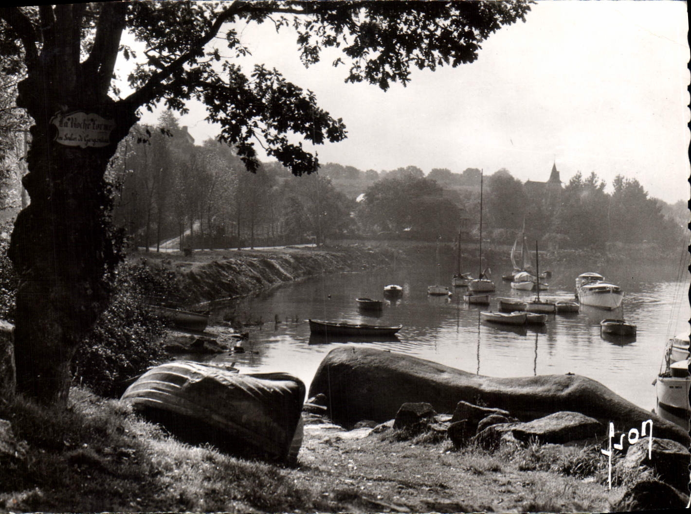 CPA Pont Aven Finitere Les Bords de l'Aven 