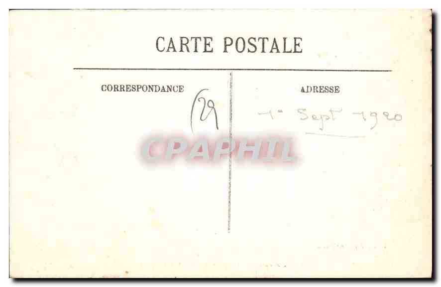 CPA Pont Aven L'aven au Bois d'Amour  — Rückseite