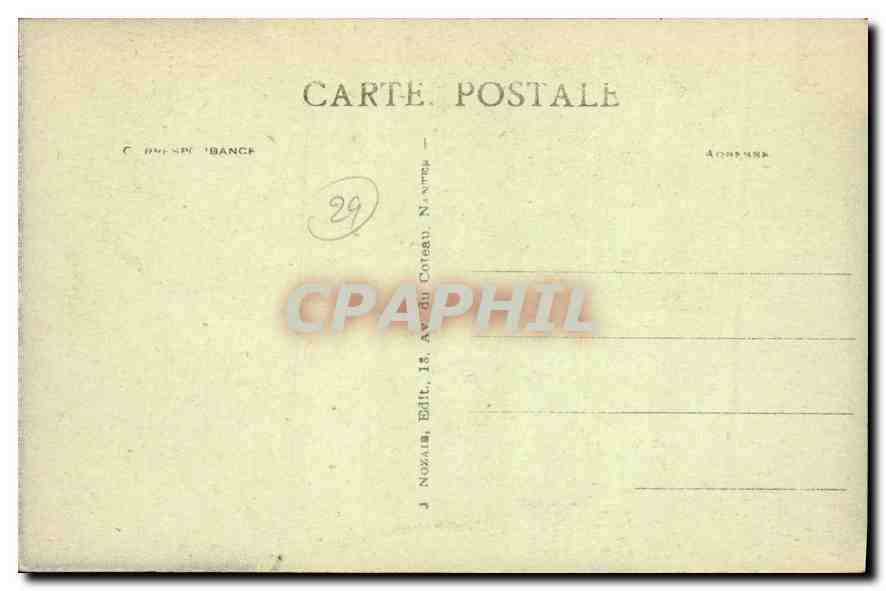 CPA Pont Aven Finistere Les rives du Bois d'Amour  — Rückseite