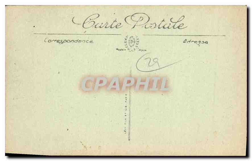 CPA Pont Aven Panorama pris du Bois d'Amour  — Rückseite