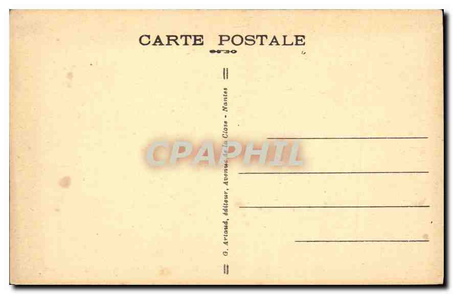 CPA Pont Aven Le Viadue sur l'Aven  — Rückseite