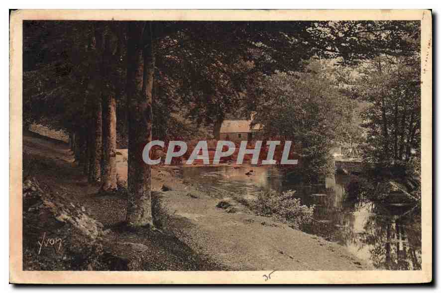 CPA Bretagne Pont Aven Finistere l'Aven au Bois d'Amour 