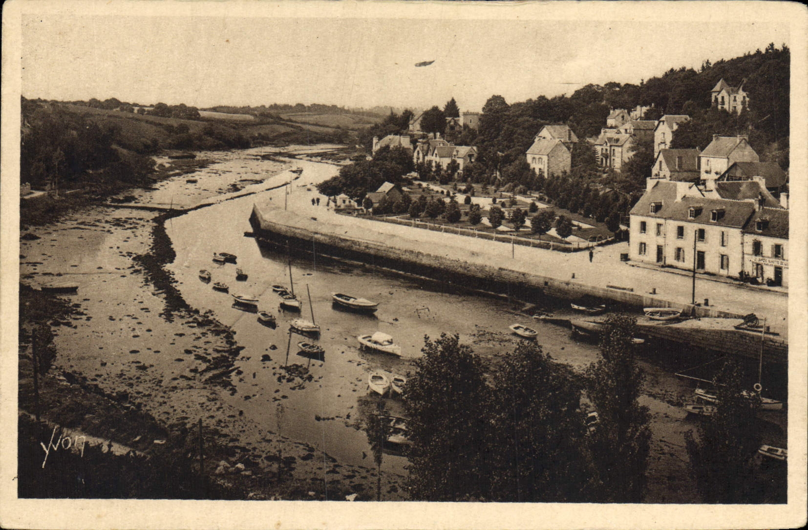 CPA Bretagne Pont Aven Finistere l'Estuaire de l'Aven 