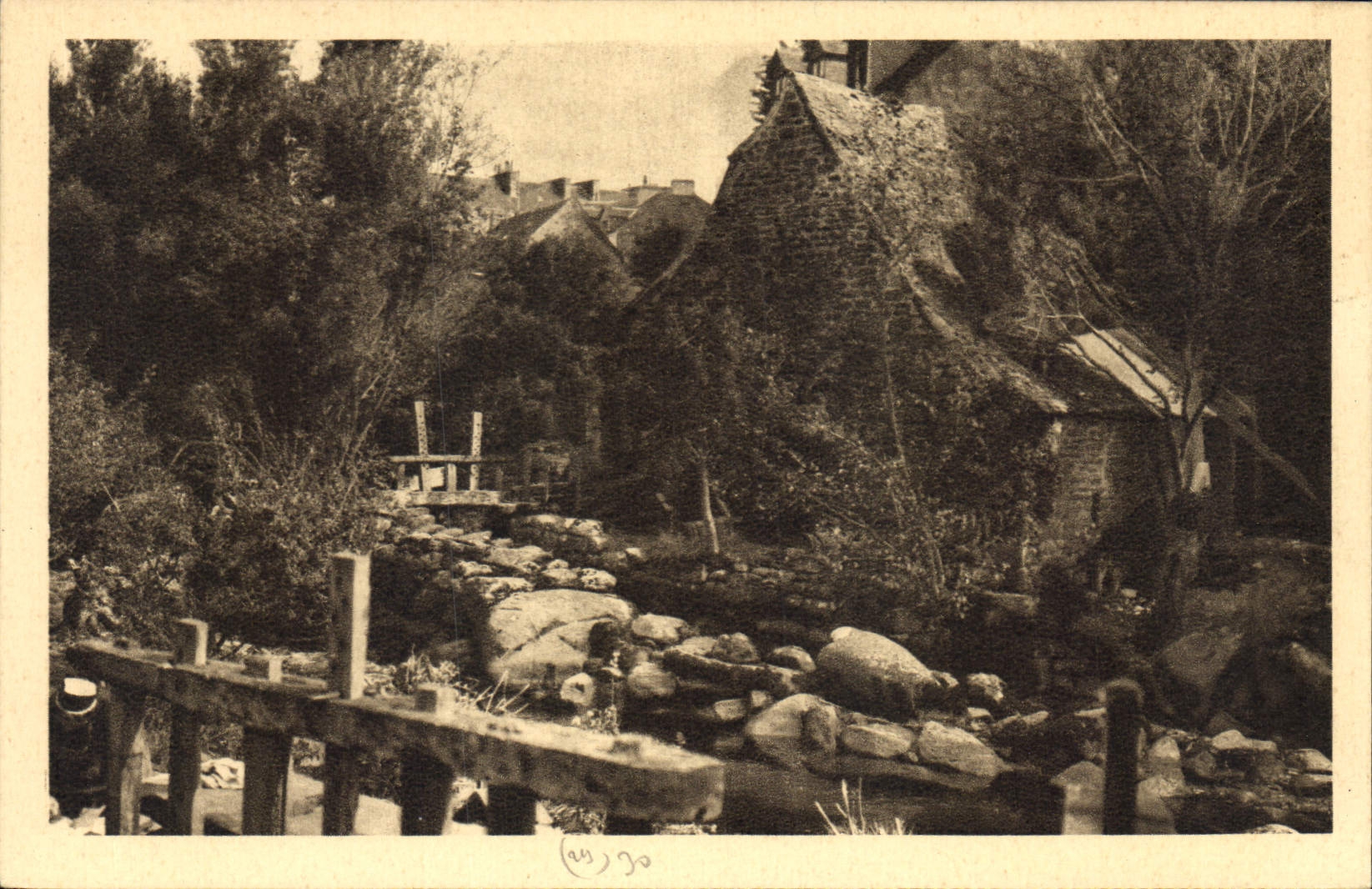 CPA Pont Aven Moulin St Guenole 