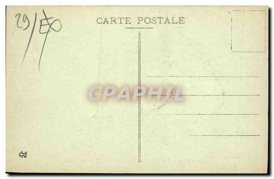 CPA La Gavotte Bretonne Costumes de Pont Aven et Quimper  — Rückseite