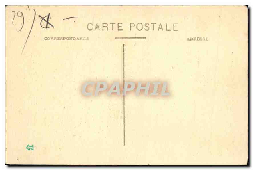CPA Pont Aven Le Moulin de Rosmadec vu du Quai  — Rückseite