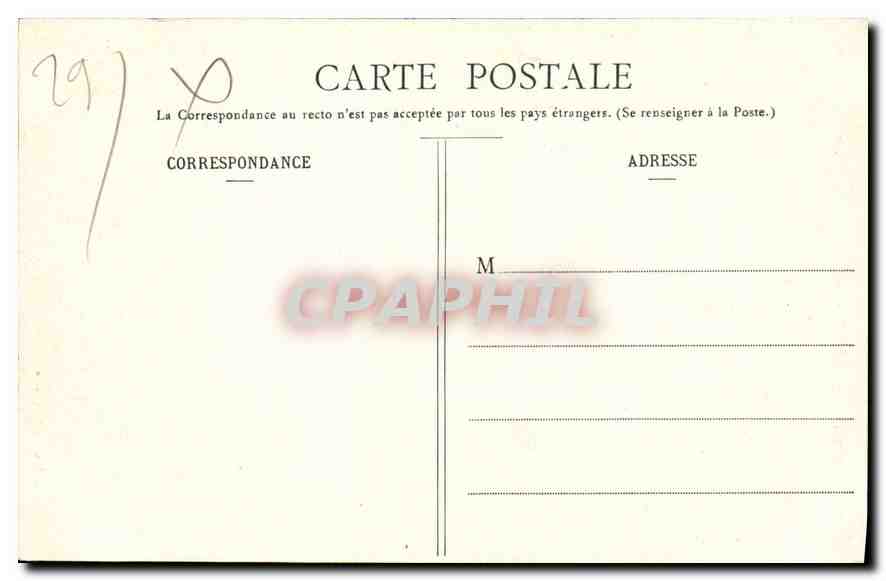 CPA Pont Aven Un coin du Bois d'Amour  — Rückseite