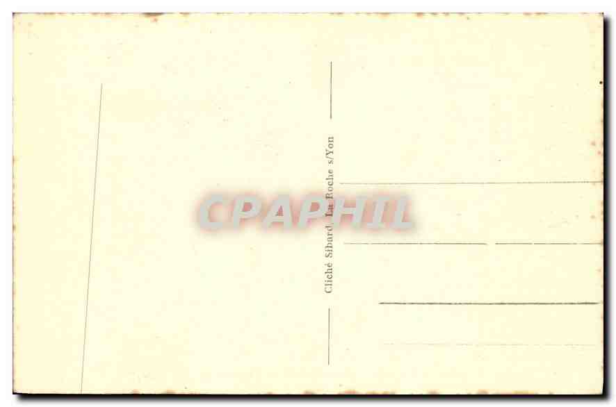 CPA Ste Hermine Vendee Monument a M G Ciamenceau  — Back