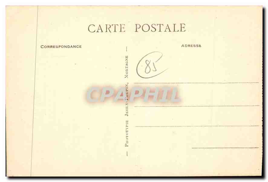 Vendée - La Chaire du Bienheureux de Montfort — éditeur Jéhia-Lacpin, n° 372 — Verso