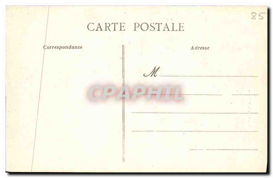 La Suisse Vendéenne — Paysage sur la Vendée — éditeur non identifié — Rückseite