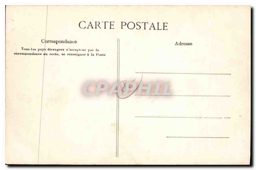 Vendée - Tiffauges - Entrée du Château de Gilles de Retz dit « Barbe Bleue » — Lib. Poirès, Mortagne — Verso