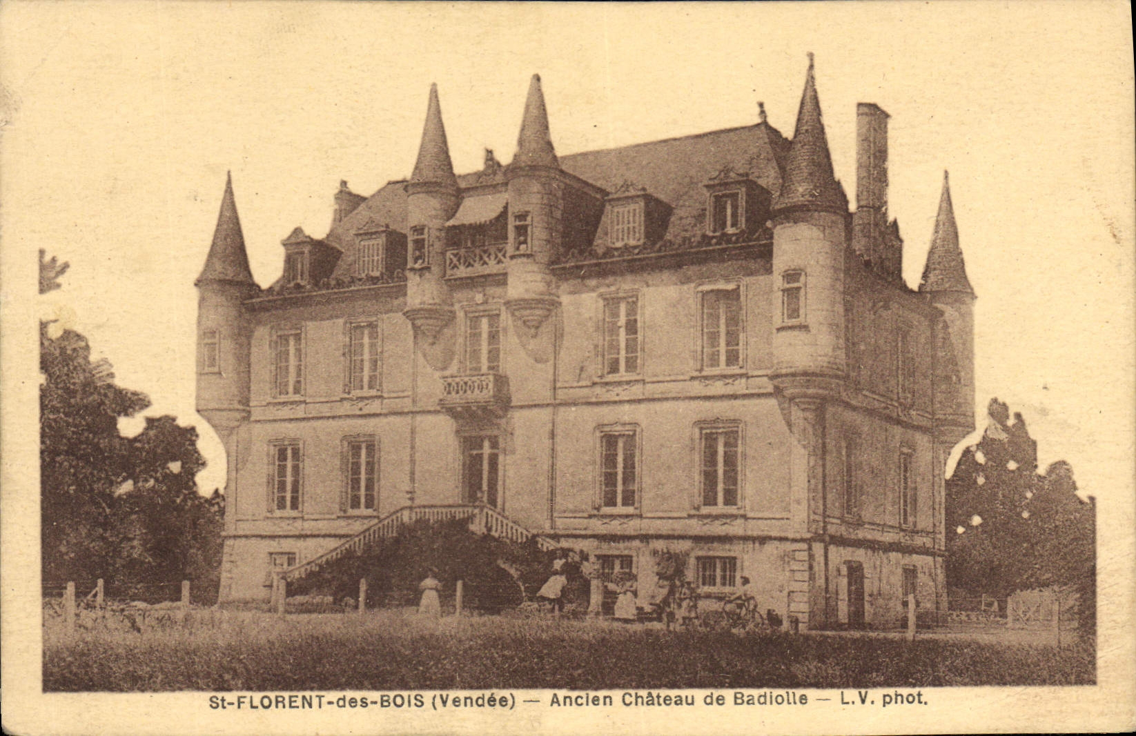 CPA St Florent des Bois Vendee Ancien chateau de Badiolle 