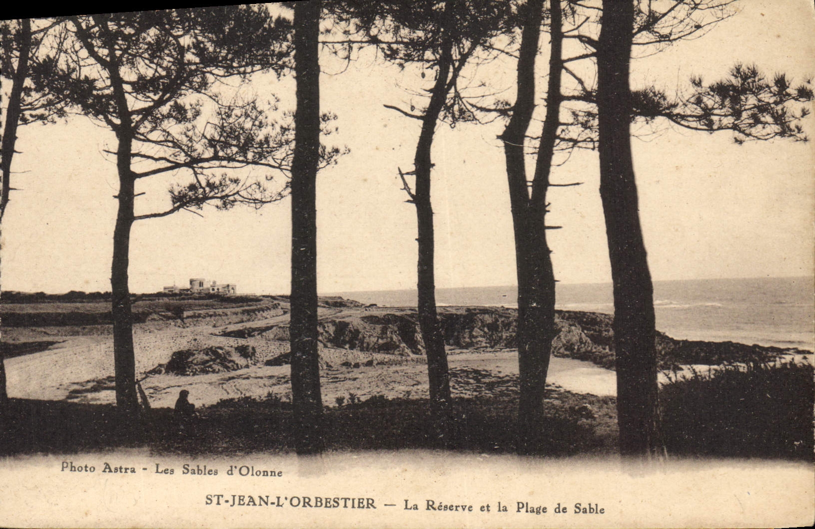 CPA St Jean l'Orbestier la Reserve et la plage de Sable 