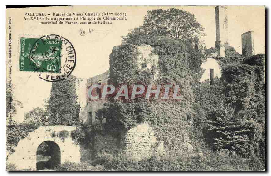 Palluau — Ruines du Vieux Château (XIVe siècle) — Les Sables-d'Olonne