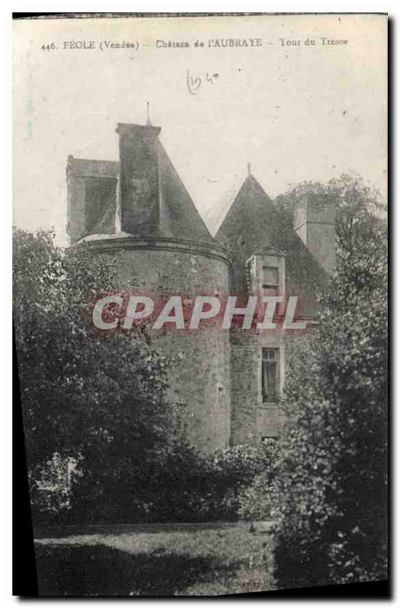 Féole (Vendée) — Château de l'Aubraye — Tour du Trésor