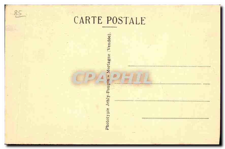 CPA Maillezais Vendee l'eglise XII isecle  Mon hist  — Back